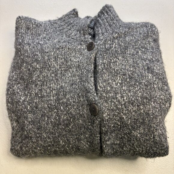 Vintage Eileen Fisher Wool Alpaca Mohair  Button-up Cardigan with Pockets SZ MP - Picture 15 of 15